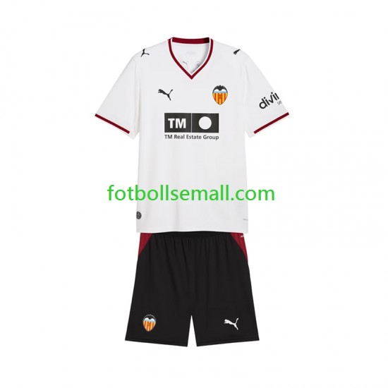 Matchtröjor Valencia CF 2026-2027 Kortärmad till Barn (1:a ställ)