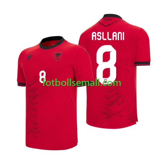 Matchtröjor Albanien Kristjan Asllani 8 World Cup 2026 Kortärmad till Herr (1:a ställ)
