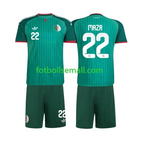 Matchtröjor Algeriet Ibrahim Maza 22 2026 Kortärmad till Barn (2:a ställ)