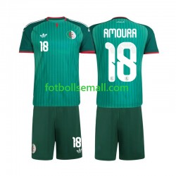 Matchtröjor Algeriet Mohamed Amoura 18 2026 Kortärmad till Barn (2:a ställ)