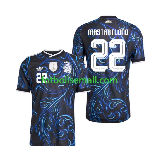 Matchtröjor Argentina Franco Mastantuono 22 World Cup 2026 Kortärmad till Herr (2:a ställ)