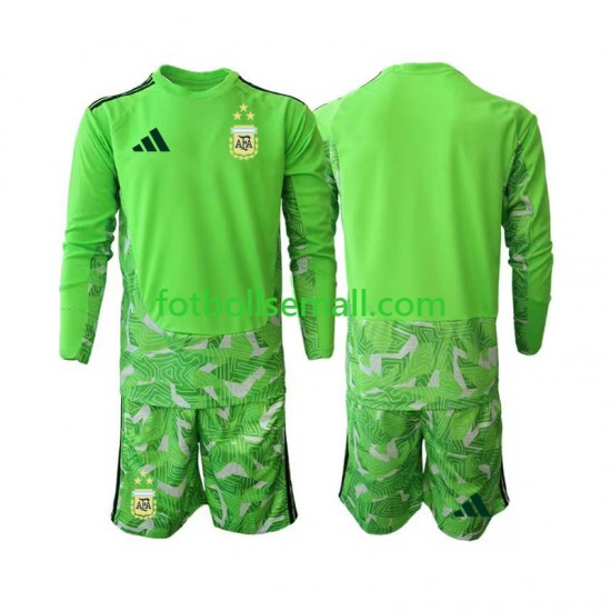 Matchtröjor Argentina Målvaktströja World Cup 2026 Långärmad till Barn (3:e ställ)