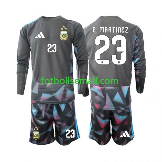Matchtröjor Argentina Målvaktströja Emiliano Martinez 23 World Cup 2026 Långärmad till Barn (1:a ställ)