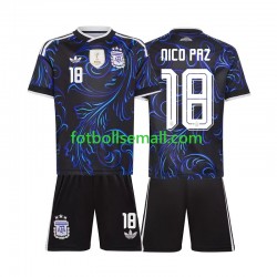Matchtröjor Argentina Nico Paz 18 World Cup 2026 Kortärmad till Barn (2:a ställ) Matchtröjor Argentina Nico Paz 18 World Cup 2026 Kortärmad till Barn (2:a ställ)