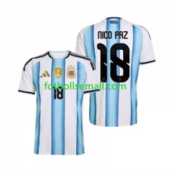 Matchtröjor Argentina Nico Paz 18 World Cup 2026 Kortärmad till Herr (1:a ställ) Matchtröjor Argentina Nico Paz 18 World Cup 2026 Kortärmad till Herr (1:a ställ)