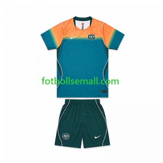 Matchtröjor Australien World Cup 2026 11 Kortärmad till Barn (2:a ställ)