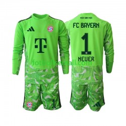 Matchtröjor FC Bayern München Målvaktströja Manuel Neuer 1 2026-2027 Långärmad till Barn (1:a ställ)