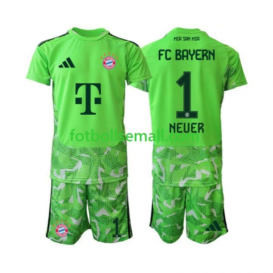 Matchtröjor FC Bayern München Målvaktströja Manuel Neuer 1 2026-2027 Kortärmad till Barn (1:a ställ)