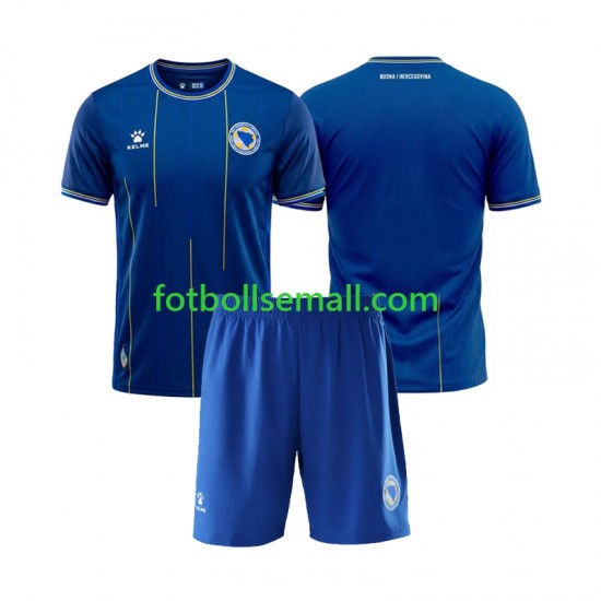 Matchtröjor Bosnien och Hercegovina World Cup 2026 Kortärmad till Barn (1:a ställ)