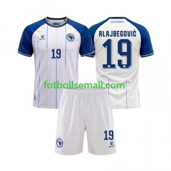 Matchtröjor Bosnien och Hercegovina Kerim Alajbegovic 19 World Cup 2026 Kortärmad till Barn (2:a ställ)