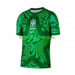 Matchtröjor Brasilien Målvaktströja World Cup 2026 Kortärmad till Herr (2:a ställ)