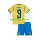 Matchtröjor Brasilien Matheus Cunha 9 Chidlren World Cup 2026 Kortärmad (1:a ställ)