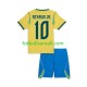 Matchtröjor Brasilien Neymar JR 10 World Cup 2026 Kortärmad till Barn (1:a ställ)