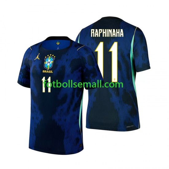 Matchtröjor Brasilien Raphinha 11 World Cup 2026 Kortärmad till Herr (2:a ställ)