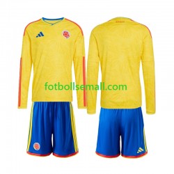 Matchtröjor Colombia World Cup 2026 Långärmad till Barn (1:a ställ)