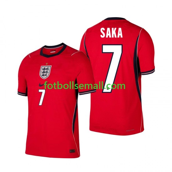 Matchtröjor England Bukayo Saka 7 World Cup 2026 Kortärmad till Herr (2:a ställ)