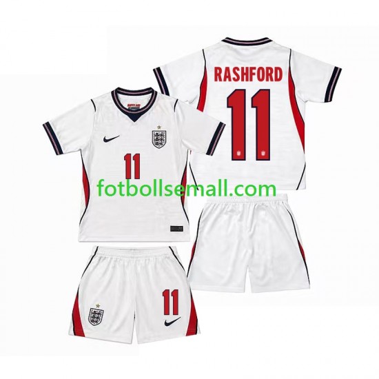 Matchtröjor England Marcus Rashford 11 World Cup 2026 Kortärmad till Barn (1:a ställ)