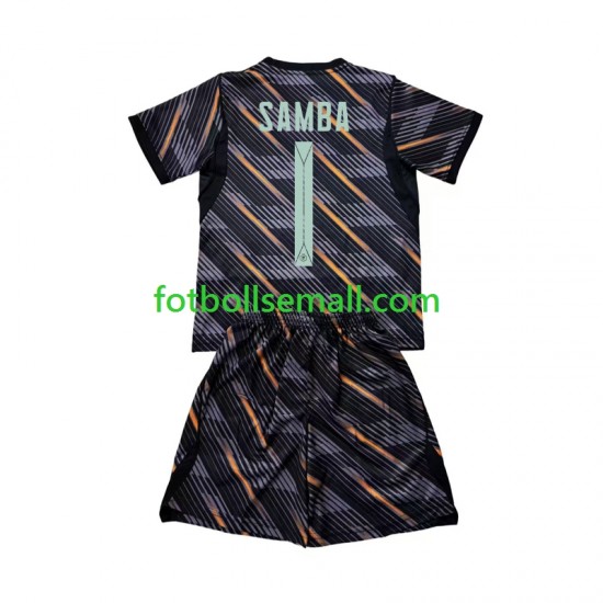 Matchtröjor Frankrike Målvaktströja Brice Samba 1 World Cup 2026 Kortärmad till Barn (1:a ställ)