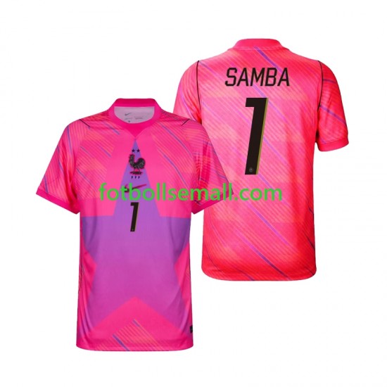 Matchtröjor Frankrike Målvaktströja Brice Samba 1 World Cup 2026 Kortärmad till Herr (2:a ställ)
