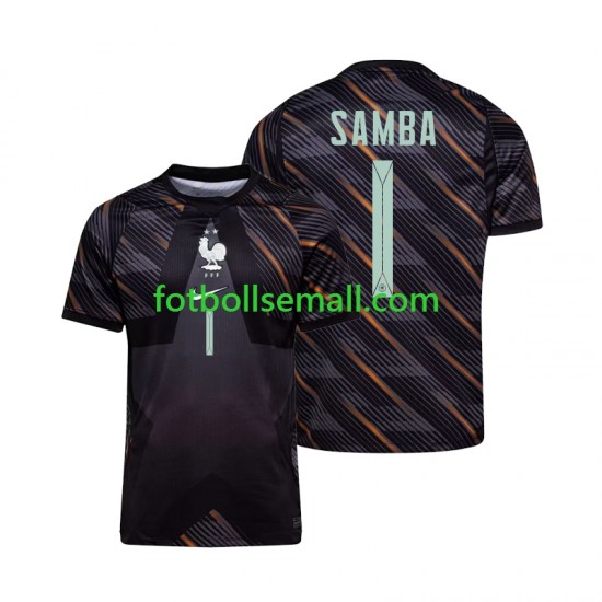 Matchtröjor Frankrike Målvaktströja Brice Samba 1 World Cup 2026 Kortärmad till Herr (1:a ställ)
