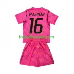 Matchtröjor Frankrike Målvaktströja Mike Maignan 16 World Cup 2026 Kortärmad till Barn (2:a ställ)