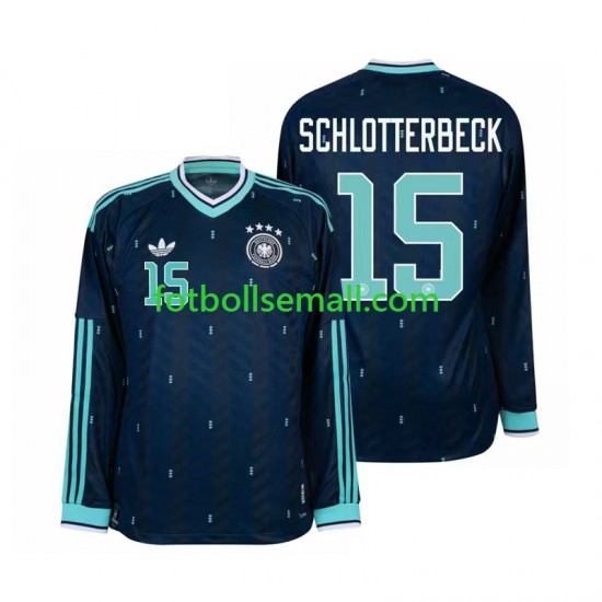 Matchtröjor Tyskland Nico Schlotterbeck 15 World Cup 2026 Långärmad till Herr (2:a ställ)