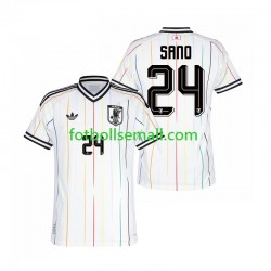 Matchtröjor Japan Kaishu Sano 24 World Cup 2026 Kortärmad till Herr (2:a ställ)