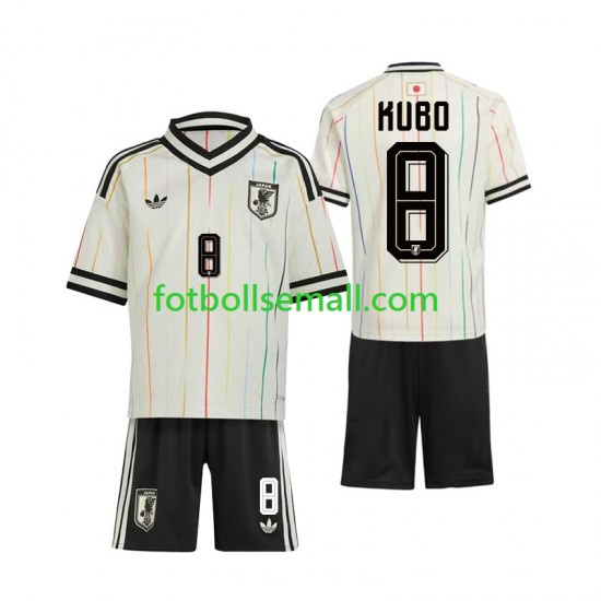Matchtröjor Japan Kubo 8 World Cup 2026 Kortärmad till Barn (2:a ställ)
