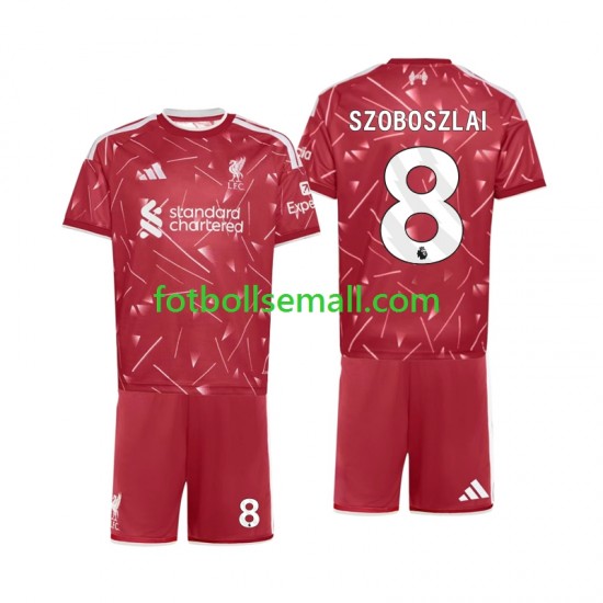 Matchtröjor Liverpool Dominik Szoboszlai 8 2026-2027 Kortärmad till Barn (1:a ställ)