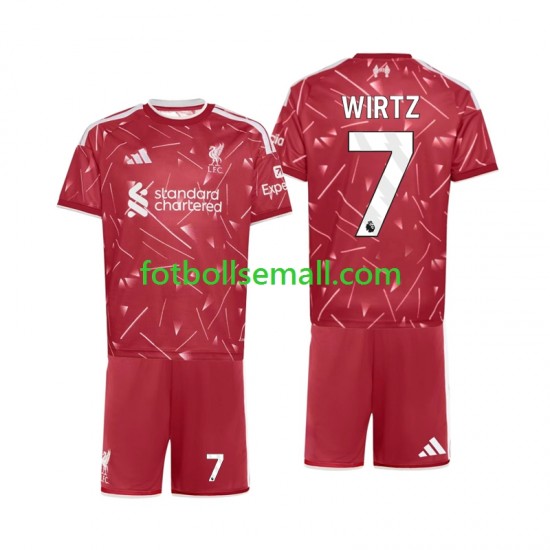 Matchtröjor Liverpool Florian Wirtz 7 2026-2027 Kortärmad till Barn (1:a ställ)