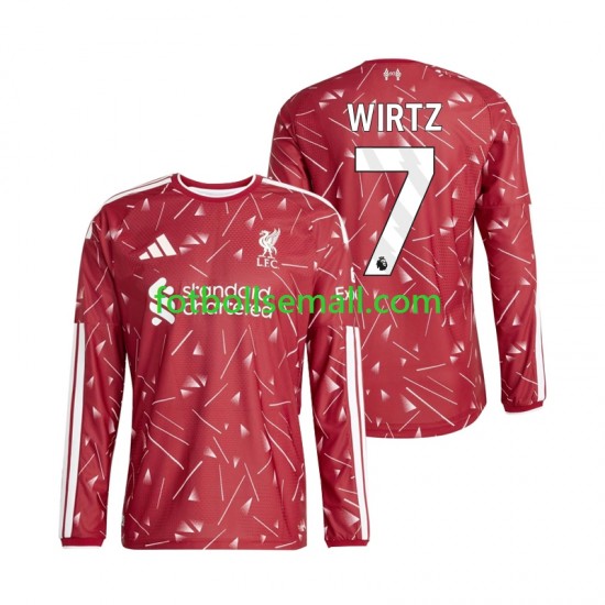 Matchtröjor Liverpool Florian Wirtz 7 2026-2027 Långärmad till Herr (1:a ställ)