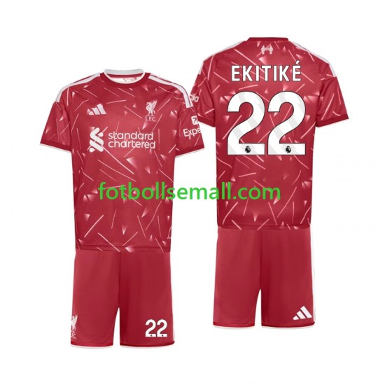 Matchtröjor Liverpool Hugo Ekitike 22 2026-2027 Kortärmad till Barn (1:a ställ)
