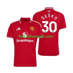 Matchtröjor Manchester United Benjamin Sesko 30 2026-2027 Kortärmad till Herr (1:a ställ) Matchtröjor Manchester United Benjamin Sesko 30 2026-2027 Kortärmad till Herr (1:a ställ)
