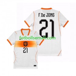 Matchtröjor Nederländerna Frenkie de Jong 21 World Cup 2026 Kortärmad till Herr (2:a ställ)