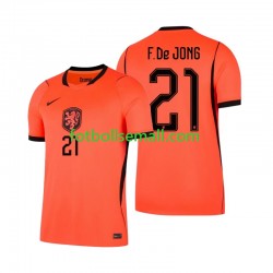 Matchtröjor Nederländerna Frenkie de Jong 21 World Cup 2026 Kortärmad till Herr (1:a ställ)