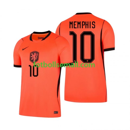 Matchtröjor Nederländerna Memphis Depay 10 World Cup 2026 Kortärmad till Herr (1:a ställ)