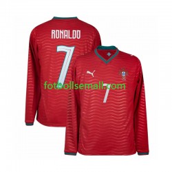 Matchtröjor Portugal Cristiano Ronaldo 7 World Cup 2026 Långärmad till Herr (1:a ställ) Matchtröjor Portugal Cristiano Ronaldo 7 World Cup 2026 Långärmad till Herr (1:a ställ)