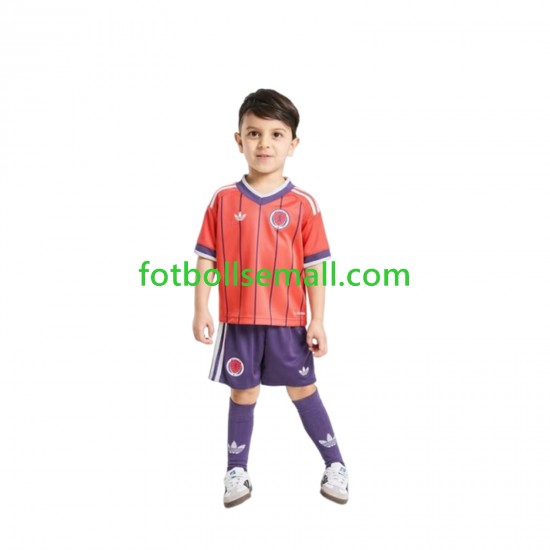 Matchtröjor Skottland World Cup 2026 Kortärmad till Barn (2:a ställ)