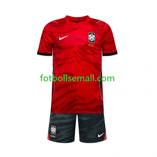 Matchtröjor Sydkorea World Cup 2026 Kortärmad till Barn (1:a ställ)