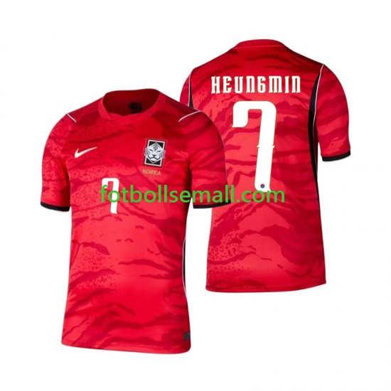 Matchtröjor Sydkorea Son Heung-min 7 World Cup 2026 Kortärmad till Herr (1:a ställ)