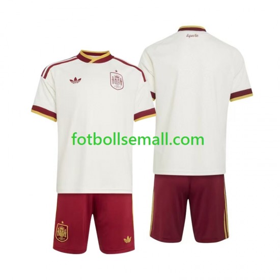Matchtröjor Spanien World Cup 2026 Kortärmad till Barn (2:a ställ)
