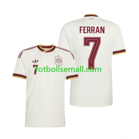 Matchtröjor Spanien Ferran Torres 7 World Cup 2026 Kortärmad till Herr (2:a ställ)