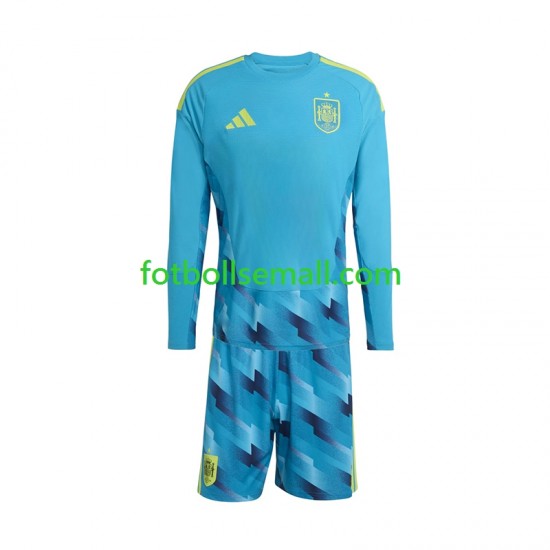 Matchtröjor Spanien Målvaktströja World Cup 2026 Långärmad till Barn (1:a ställ)