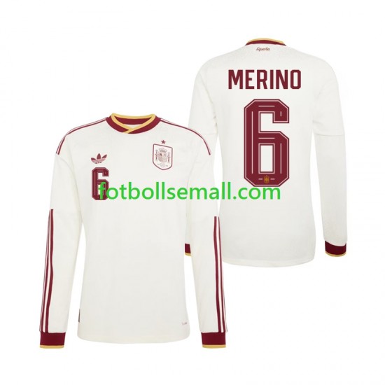 Matchtröjor Spanien Mikel Merino 6 World Cup 2026 Långärmad till Herr (2:a ställ)