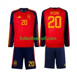 Matchtröjor Spanien Pedri 20 World Cup 2026 Långärmad till Barn (1:a ställ) Matchtröjor Spanien Pedri 20 World Cup 2026 Långärmad till Barn (1:a ställ)