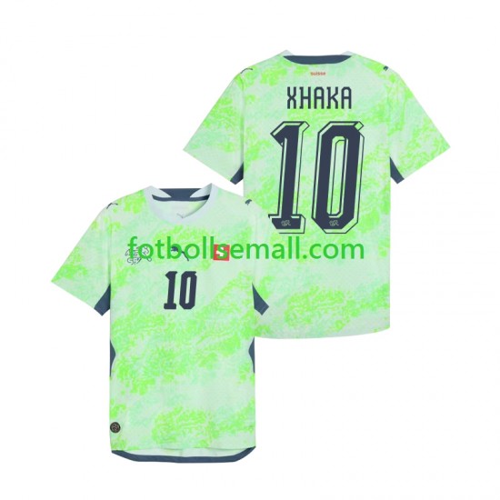 Matchtröjor Schweiz Granit Xhaka 10 World Cup 2026 Kortärmad till Herr (2:a ställ)