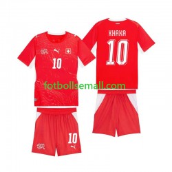Matchtröjor Schweiz Granit Xhaka 10 World Cup 2026 Kortärmad till Barn (1:a ställ) Matchtröjor Schweiz Granit Xhaka 10 World Cup 2026 Kortärmad till Barn (1:a ställ)