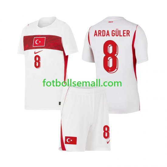 Matchtröjor Turkiet Arda Guler 8 World Cup 2026 Kortärmad till Barn (2:a ställ)