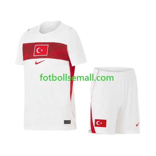 Matchtröjor Turkiet World Cup 2026 Kortärmad till Barn (2:a ställ)