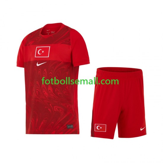 Matchtröjor Turkiet World Cup 2026 Kortärmad till Barn (1:a ställ)
